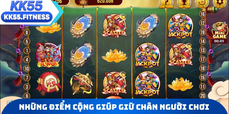 Những điểm cộng giúp nổ hũ KK55 giữ chân người chơi